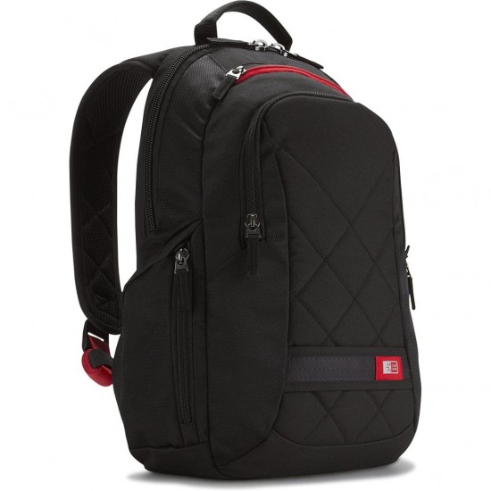 Rucsac laptop Case Logic DLBP114K Sporty polyester 14", Negru