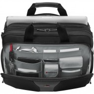 Geanta Wenger Double-Gusset 16", tripla protectie, Negru/Gri