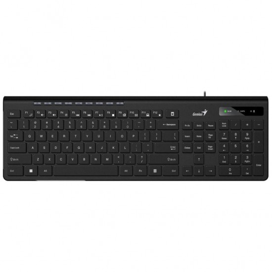 Tastatura Genius SlimStar 230 II, USB, Black