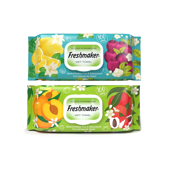 Servetele Umede FRESHMAKER Parfum Fructe 100 bucati