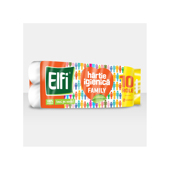 Hartie Igenica 2 Straturi Alba 10 bucati Elfi Role Family