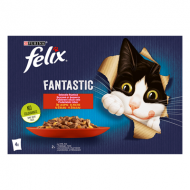 felix FANTASTIC Hrana pentru Pisici cu Vita&Pui 4 x 85 g