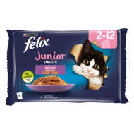 felix FANTASTIC Junior Hrana pentru Pisici cu Pui 4X85 g