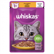 Whiskas Adult Hrană Umedă pentru Pisici cu Pui în Sos, 85 g