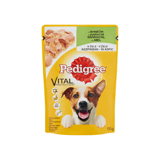 Pedigree Hrana Umeda Plic pentru Caini Adulti cu Aroma de Miel 100 g