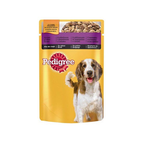 Pedigree Hrana Umeda Caini Pui-Legume 100 g