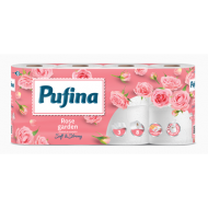 Hartie Igienica in 3 Straturi PUFINA 8 Role