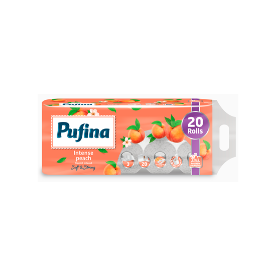 Hartie Igienica in 3 Straturi PUFINA 20 Role