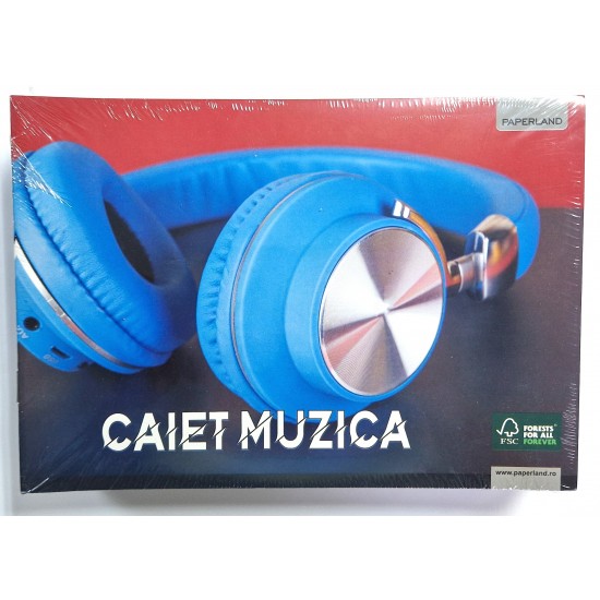 Caiet muzica 17*24 cm , 16 file Paperland 10buc/set