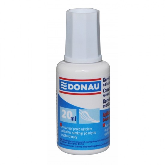 Fluid corector cu pensula, 20ml, DONAU