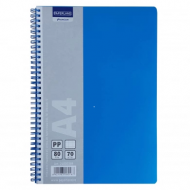 Caiet Paperland spiralat A4, 80 file, dictando