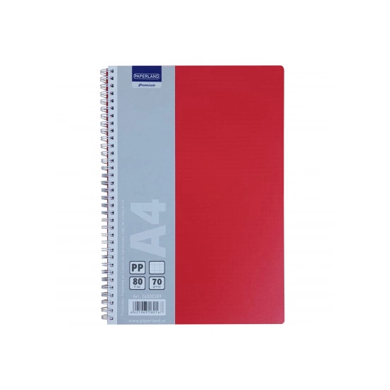 Caiet Paperland spiralat A4, 80 file, aritmetica