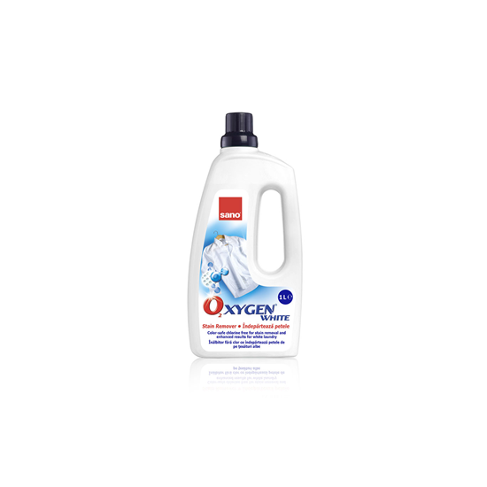 SANO Oxigen Gel Inalbitor pentru Rufe Albe 1 L