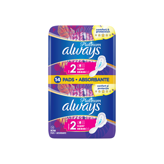 Absorbante Always Platinum Super Duo 14 bucati