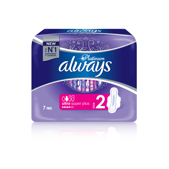 Absorbante Always Platinum Super Size 2,  7 bucati
