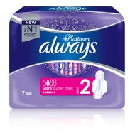 Absorbante Always Platinum Super Size 2,  7 bucati
