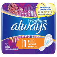 Absorbante Always Platinum Normal Size 1 8 bucati