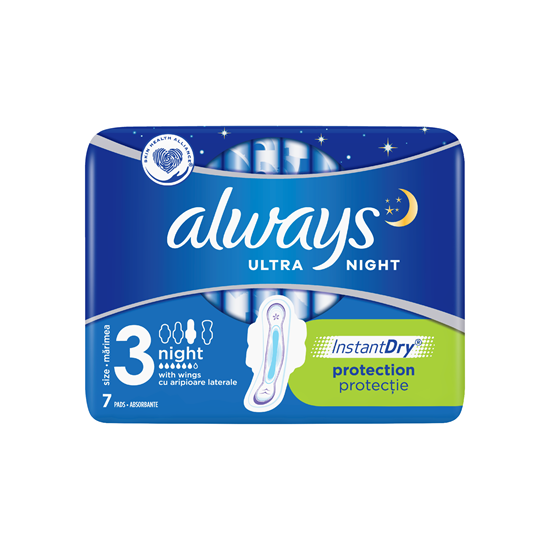 Absorbante Always Ultra Night 7 bucati