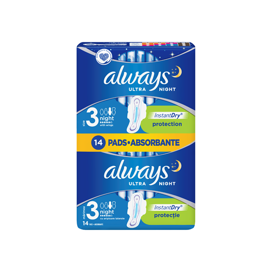 Absorbante Always Ultra Night 14 bucati