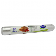 Folie aluminiu, 13 microni, 20 m/rola Stella