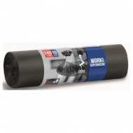 Saci Menajeri, Ultrarezistenti, 240 Litri, 10buc/Rola, Negru