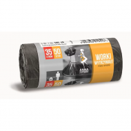 Saci menajeri, 35 litri,50 bucati, Ana, HDPE Negru
