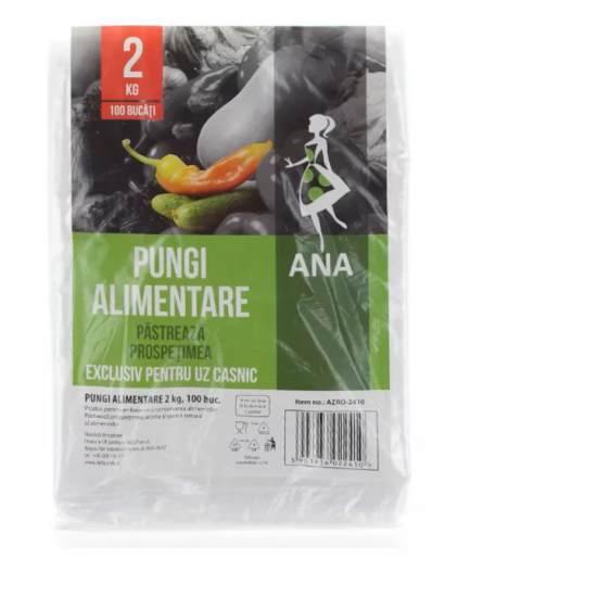 Pungi Alimentare, Ana 2 kg, 100 buc