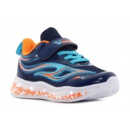 Pantofi pentru copii bleumarin Wink cu led intermitent