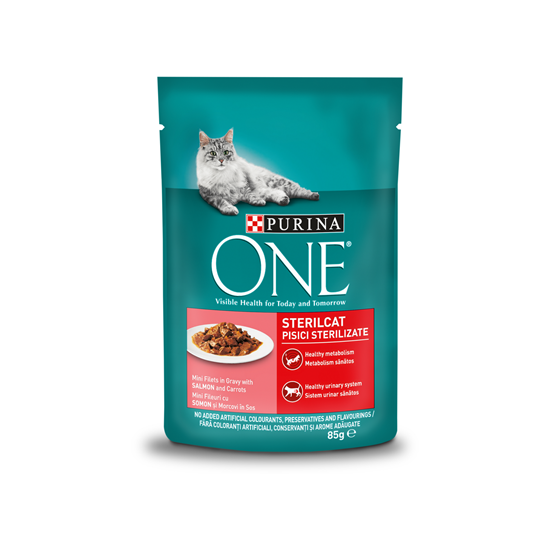 Hrana umeda pentru pisici sterilizate, Purina, 85g