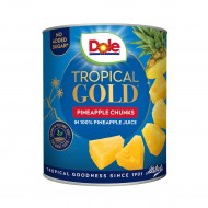 BUCATI DE ANANAS IN SUC TROPICAL GOLD DOLE 432G