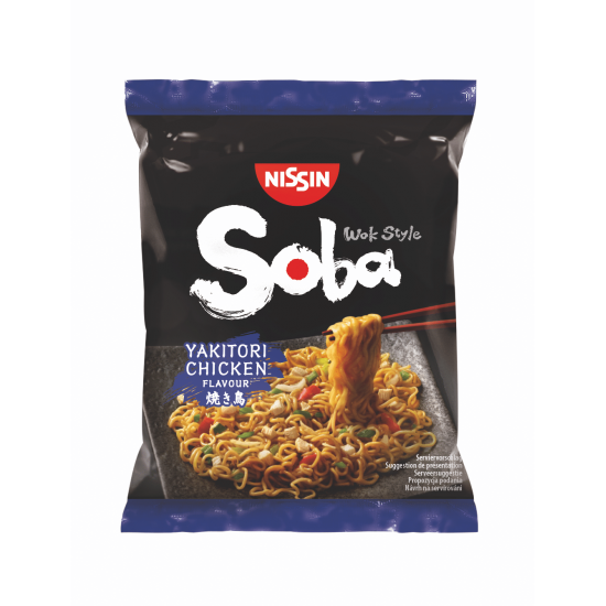 Taitei cu sos Yakitori soba Nissin punga 109g