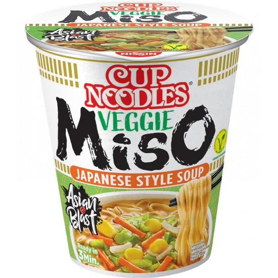 Supa Instant Noodles Veggie Nissin pahar 63G