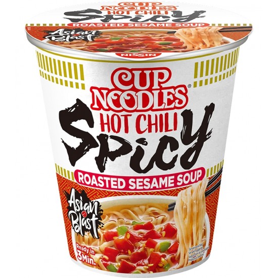 Supa Instant Noodles Spicy Nissin pahar 63G