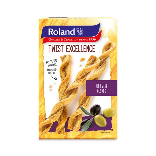Spirale apero cu masline negre si verzi Roland 100g