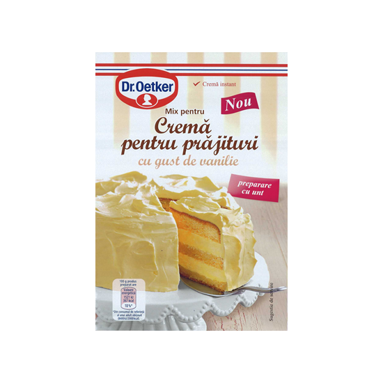 Dr. Oetker Crema Vanilie cu Unt 140 g