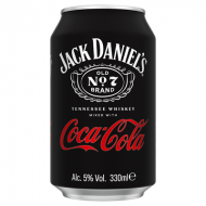 Whiskey & Coca-Cola JACK DANIEL'S  5% doza 0,33 L