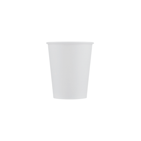 Pahare carton alb 4 oz, 120 ml, 100 buc/set