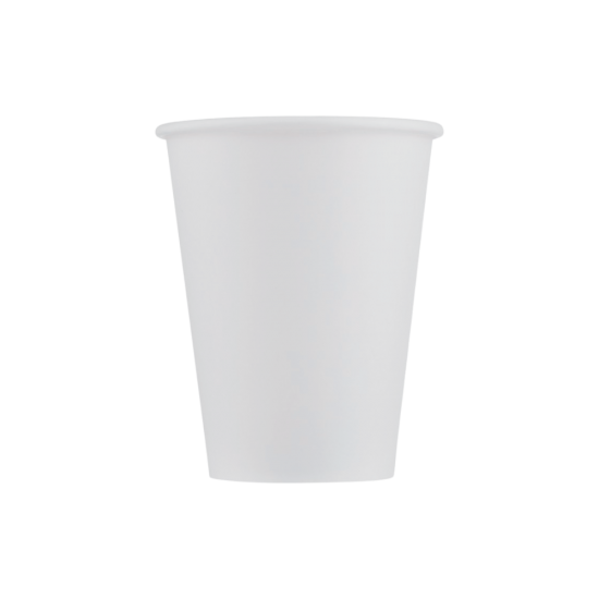 Pahare carton alb 12oz, 350 ml, 100 buc/set