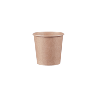 Pahare carton kraft 4 oz, 120 ml, 100 buc/set