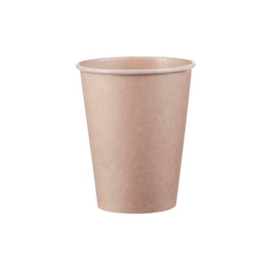 Pahare carton Kraft 12oz, 350 ml, 100 buc