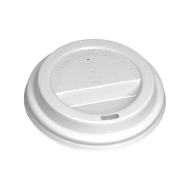 Capace din plastic, pentru pahare de carton, 8oz, 250 ml, 100 buc/set