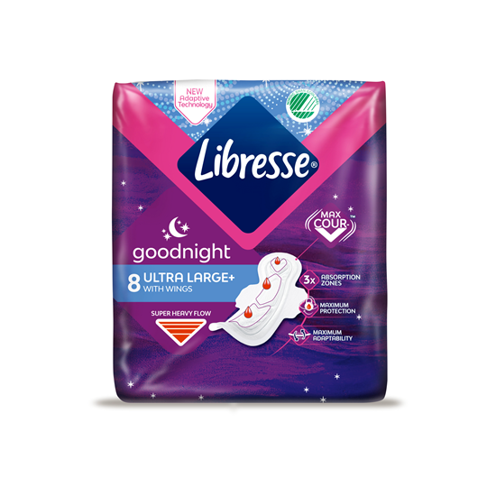 Absorbante Libresse Ultra Goodnight 8 buc
