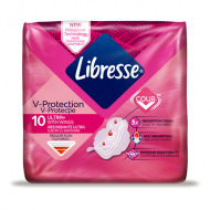Absorbante Libresse V-Protection Ultra 10 bucati