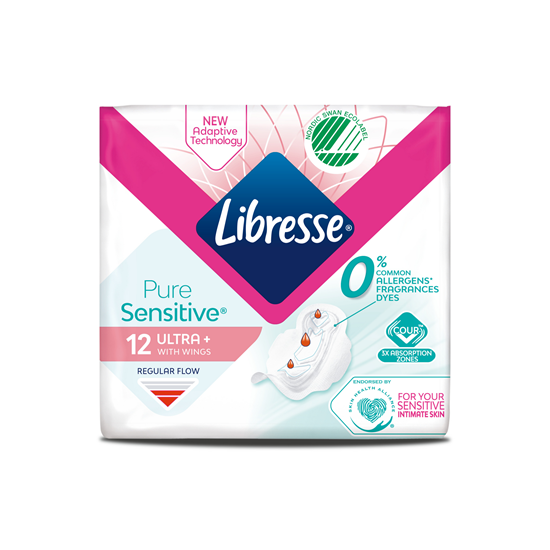 Absorbante Libresse Pure Sensibil 12 buc