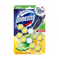 Odorizant toaleta Domestos Power 5 Lime, 2x55g
