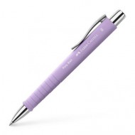Pix cu mecanism si grip Faber-Castell Poly Ball, lila
