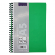 Caiet Paperland spiralat A5, 80 file, aritmetica coperta plastic