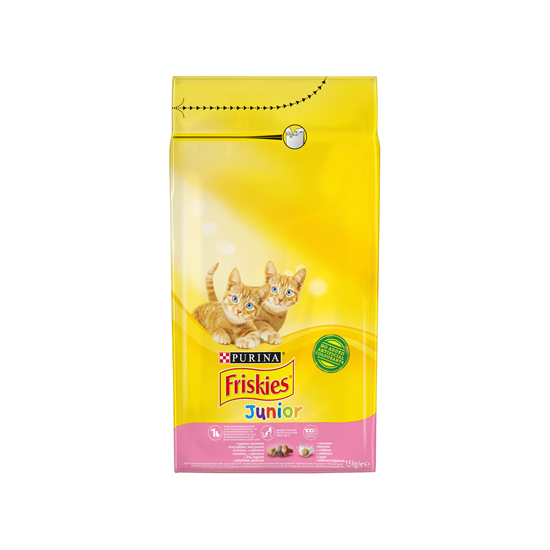 Friskies Junior Pisici Pui si Legume 1,5 Kg