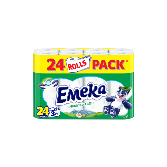 EMEKA Hartie Igienica 3 Straturi, 24 Role