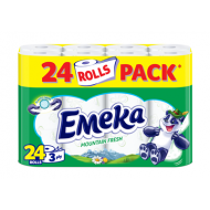 EMEKA Hartie Igienica 3 Straturi, 24 Role